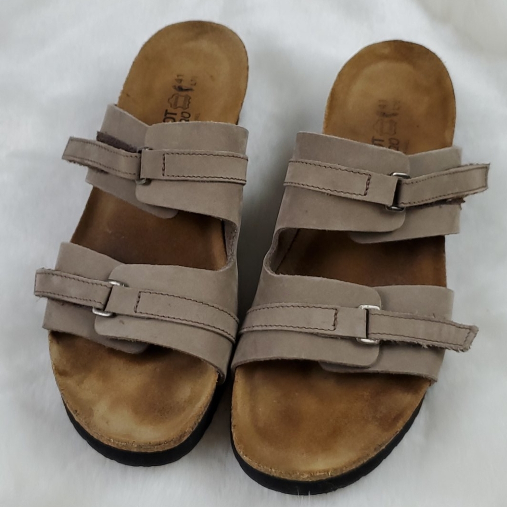 Naot two strips sandals leather women size 41 L10